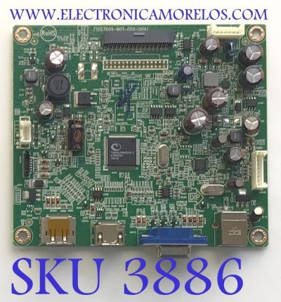 MAIN PARA MONITOR HP / NUMERO DE PARTE FGCB0HP023 / 715G7609-M01-000-0H4L / NUMERO DE PANEL LTM215HL01 / MODELO HSTND-8071-L